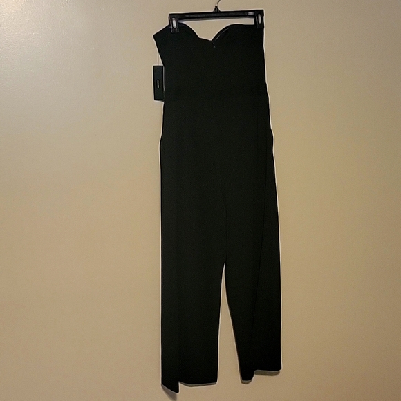 Lulus Pop Life Black Strapless Jumpsuit Womens Medium NWT - Picture 5 of 5